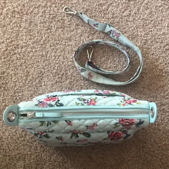 Vera Bradley Water Bouquet pattern crossbody shoulder bag - Picture 7 of 11